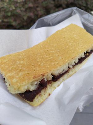 Red beans $1.20 at Granny's Pancake in Central Singapore