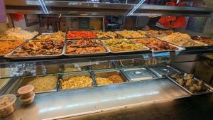Variety of vegetables at Tian Ning Vegetarian 天寜素食 in Northeast Singapore