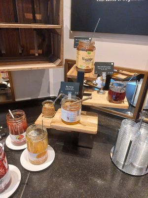 Sweet bread spreads at Hotel Stadthalle in Vienna