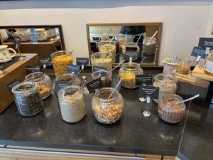 Cereals, grains, toppings  at Hotel Stadthalle in Vienna