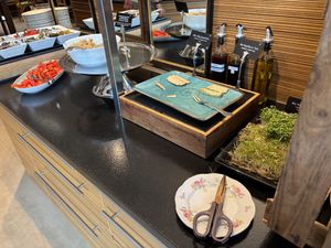 Tofu, quinoa, sprouts, and other veggies  at Hotel Stadthalle in Vienna