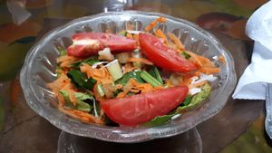 Salad at Bananas in Iquitos