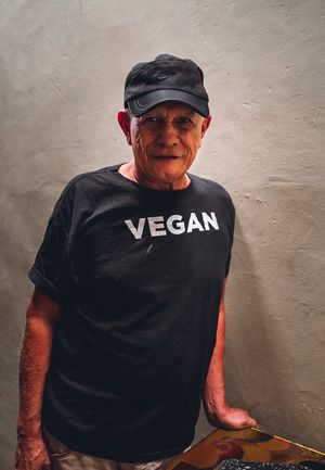 Walter, the owner. at Bananas in Iquitos