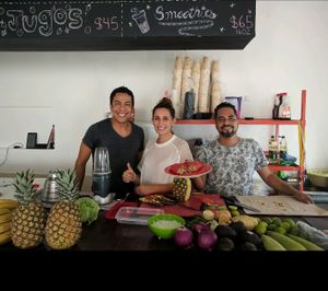 Team Néctar   at Nectar - Peace & Love Food in Playa Del Carmen