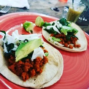 Tacos! at Nectar - Peace & Love Food in Playa Del Carmen