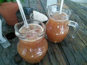 drinks at Nectar - Peace & Love Food in Playa Del Carmen