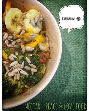 KhrsnaBowl at Nectar - Peace & Love Food in Playa Del Carmen