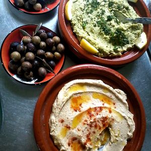 Picture from the vegan luncheon and spa day at Casa Das Flores in Tomar