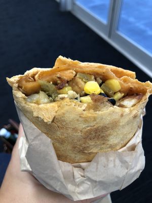 Grab-and-go vegan burrito at SEA - Floret in Seattle