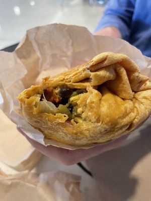 Yummy vegan burrito at SEA - Floret in Seattle