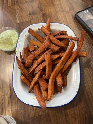 Yam fries  at SEA - Floret in Seattle