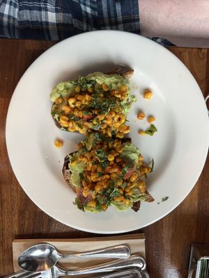 Avocado toast  at SEA - Floret in Seattle