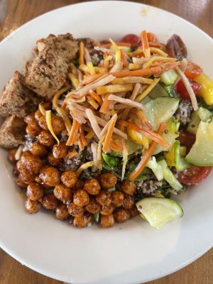 Summer grain bowl with harissa chickpeas  at SEA - Floret in Seattle