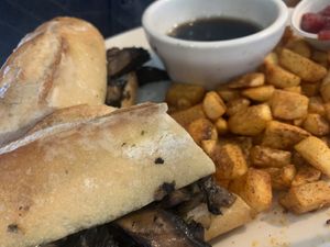 Mushroom French dip   at SEA - Floret in Seattle