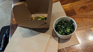 Leftovers for the flight at SEA - Floret in Seattle