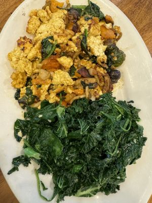 Winter scramble with tofu no cheese— yumm  at SEA - Floret in Seattle