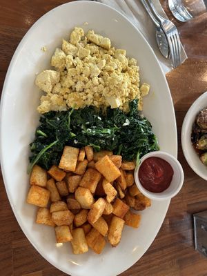 Vegan scramble  at SEA - Floret in Seattle