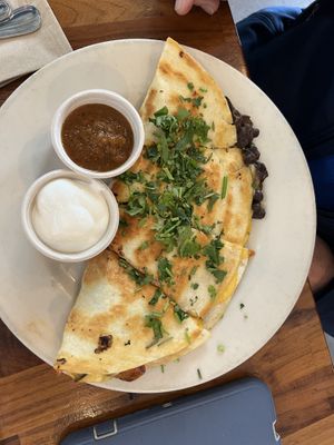 Quesadilla (vegetarian)  at SEA - Floret in Seattle