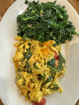 Summer scramble vegan with tofu no cheese  at SEA - Floret in Seattle