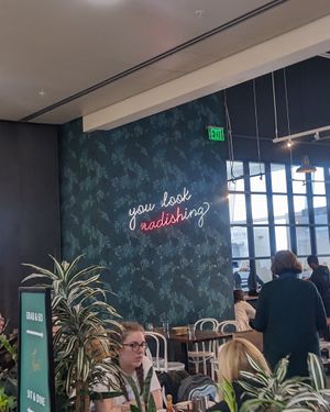 Neon sign wall at SEA - Floret in Seattle