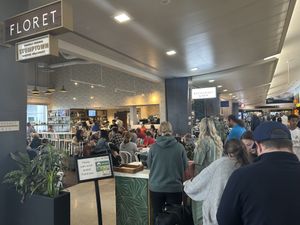 Waiting to be seated  at SEA - Floret in Seattle