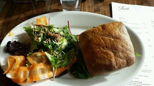 Italian Burger at SEA - Floret in Seattle