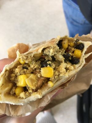 THANK YOU for making a seriously delicious vegan burrito. Five stars! at SEA - Floret in Seattle