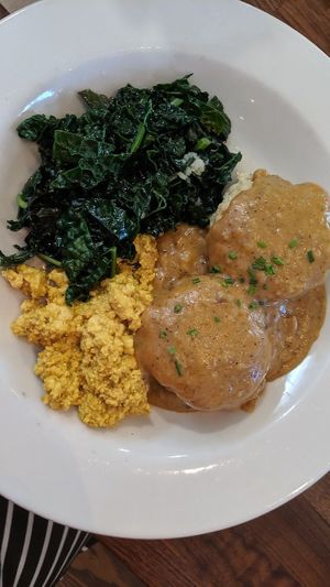 The southern breakfast - vegan at SEA - Floret in Seattle