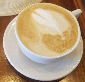 soy latte at SEA - Floret in Seattle