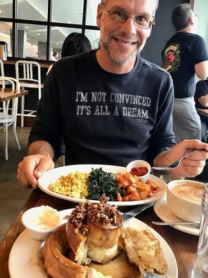 Cinnamon rolls (no gender rolls!) at SEA - Floret in Seattle