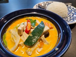 Red? Panang? Massaman? Curry (sorry, forgot which one) at Home Cafe Tha Tian in Bangkok