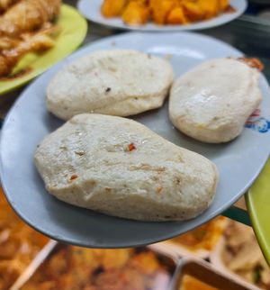 Mock fish cake ~ 20/4/22 at Toa Payoh Lorong 8 - Vegetarian Stall in Central Singapore