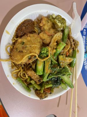 $4 a little greasy  at Toa Payoh Lorong 8 - Vegetarian Stall in Central Singapore