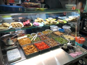 Breakfast selection at Toa Payoh Lorong 8 - Vegetarian Stall in Central Singapore