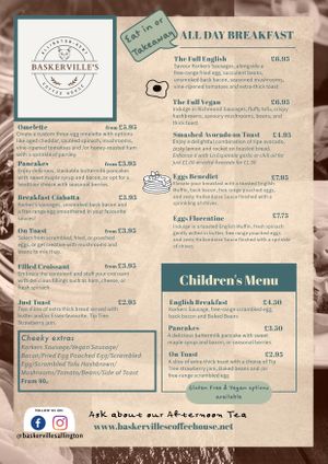  at Baskerville's Coffee House in Maidstone