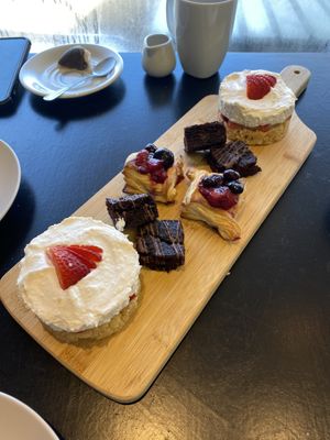 Desserts (Afternoon Tea)  at Baskerville's Coffee House in Maidstone