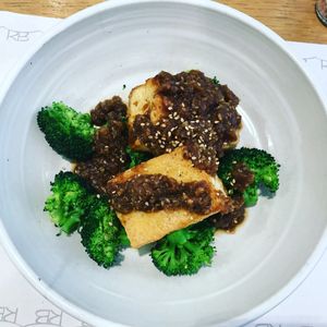 Tofu, broccoli and sesame  at Rose Bakery - Chiyoda in Tokyo