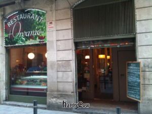 outside view at Organic in Barcelona