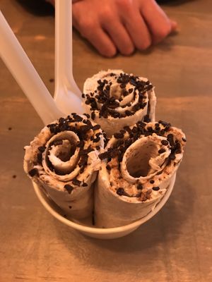 Vego bar, lotus spread and chocolate nibs, all vegan! at Delabuu Ice Cream in Berlin