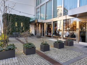 Exterior, has quiet outdoor seating in summer at roots - Schanzengraben in Zurich
