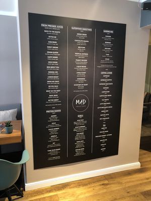 Menu at Mad About Juice - Mühlenkamp in Hamburg