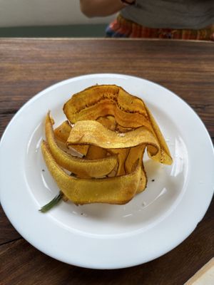 Banana chips   at Duni in Minca