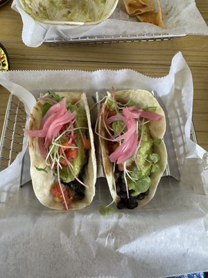 2 goddess tacos no jalapeño   at Lime Inn Bar & Restaurant in St John