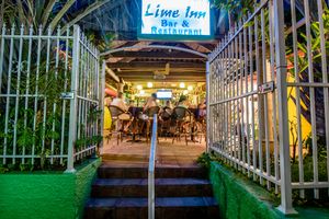 Entrance to Lime Inn at Lime Inn Bar & Restaurant in St John