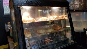 Hot take and go options at Iron Paffles & Coffee in Charlottesville