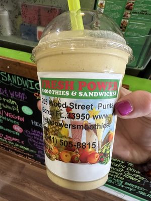   at Fresh Power Smoothies & Sandwiches in Punta Gorda