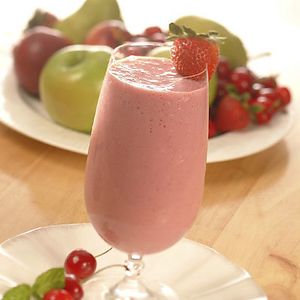 Strawberry smoothies at Fresh Power Smoothies & Sandwiches in Punta Gorda