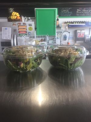 organic tossed salad  at Fresh Power Smoothies & Sandwiches in Punta Gorda