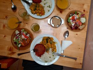 Great food! at Krishna Lunch in Barcelona