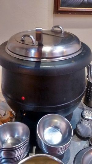 soup at Krishna Lunch in Barcelona